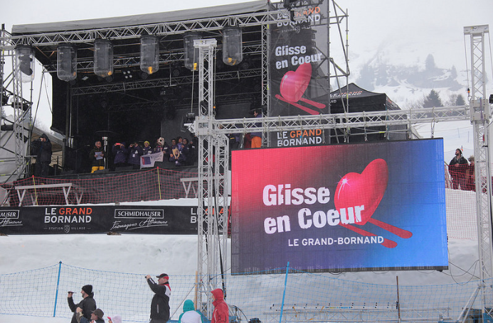 Outdoor LED display - Grand Bornand