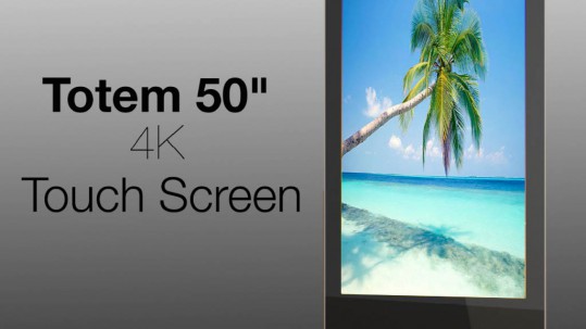 totem 50inches 4K touchscreen